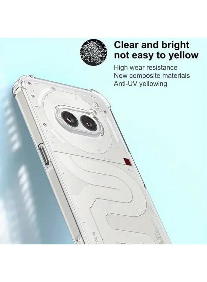 حافظة TPU شفافة لهاتف Nothing Phone 2a مع واقيات زوايا مضادة للصدمات - Image 3